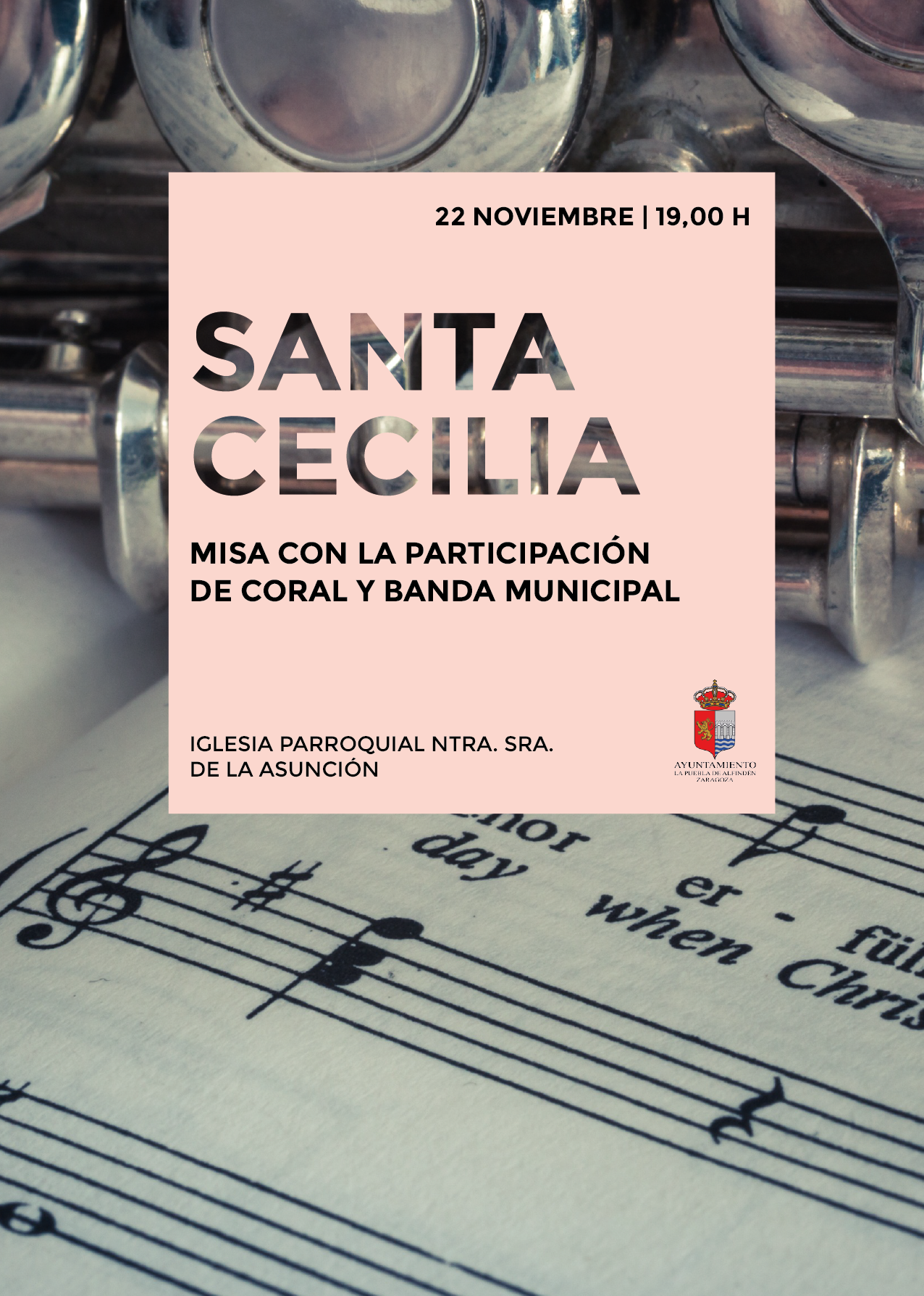 Misa con la participación de la Banda y la Coral Municipal | Ayuntamiento de  La Puebla de Alfindén